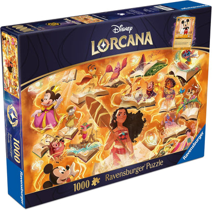 `Disney Lorcana Glimmers Of The Realm: Amber 1,000-Pc Puzzle `