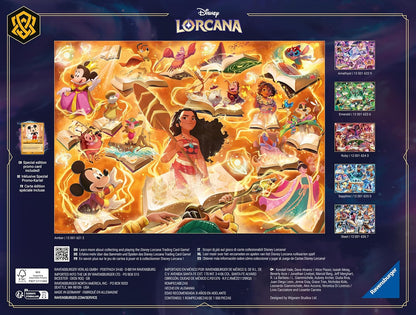 Erwachsenenpuzzle 1000 Teile - Disney Lorcana - Glimmers of The Realm: Amber