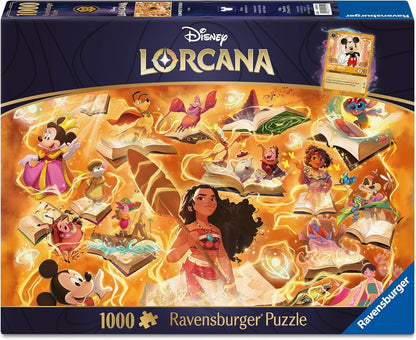 Erwachsenenpuzzle 1000 Teile - Disney Lorcana - Glimmers of The Realm: Amber