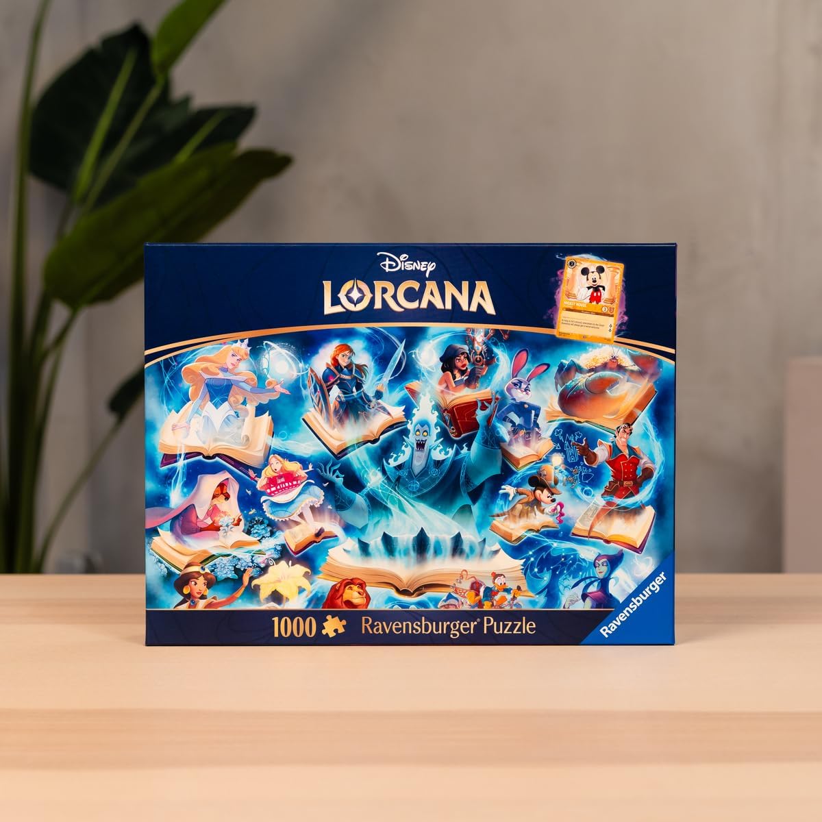 Erwachsenenpuzzle 1000 Teile - Disney Lorcana - Glimmers of The Realm: Sapphire