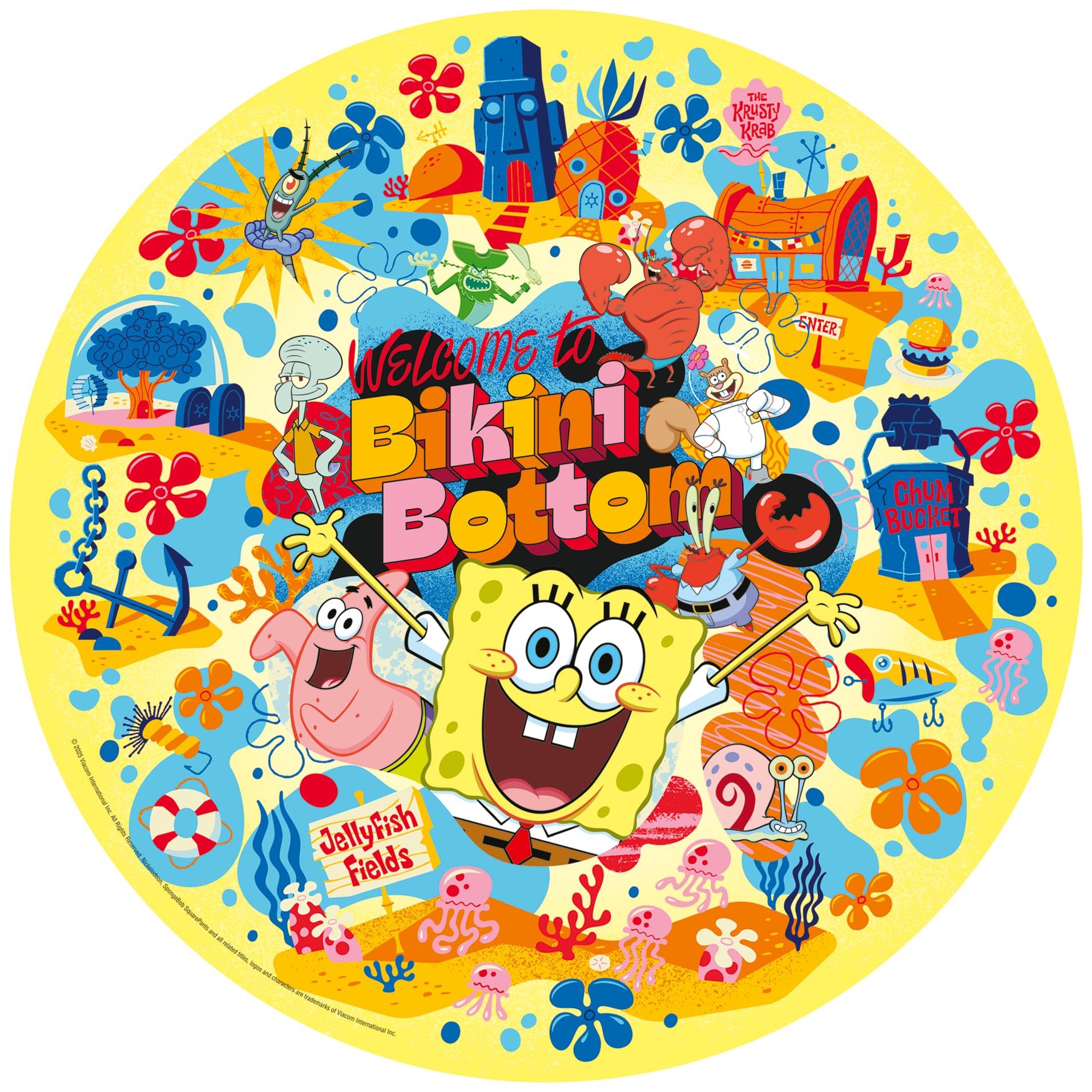 Ravensburger - Sponge Bob 500P Round (12001657)