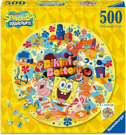 Ravensburger - Sponge Bob 500P Round (12001657)