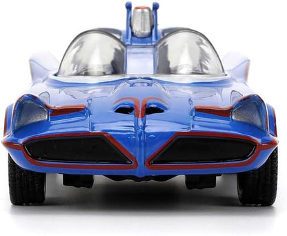 Jada Toys Batman 1966 Batmobile 1:32 - Classic TV Series Modellino Auto Die-Cast, ruota libera con porte aperte