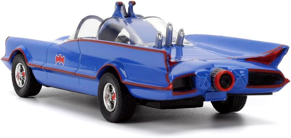 Jada Toys Batman 1966 Batmobile 1:32 - Classic TV Series Modellino Auto Die-Cast, ruota libera con porte aperte