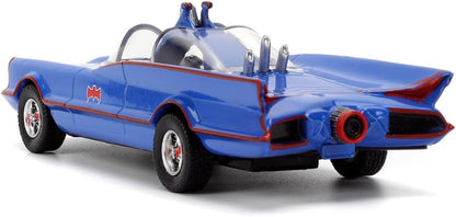 Jada Toys Batman 1966 Batmobile 1:32 - Classic TV Series Modellino Auto Die-Cast, ruota libera con porte aperte