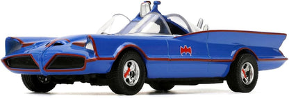 Jada Toys Batman 1966 Batmobile 1:32 - Classic TV Series Modellino Auto Die-Cast, ruota libera con porte aperte