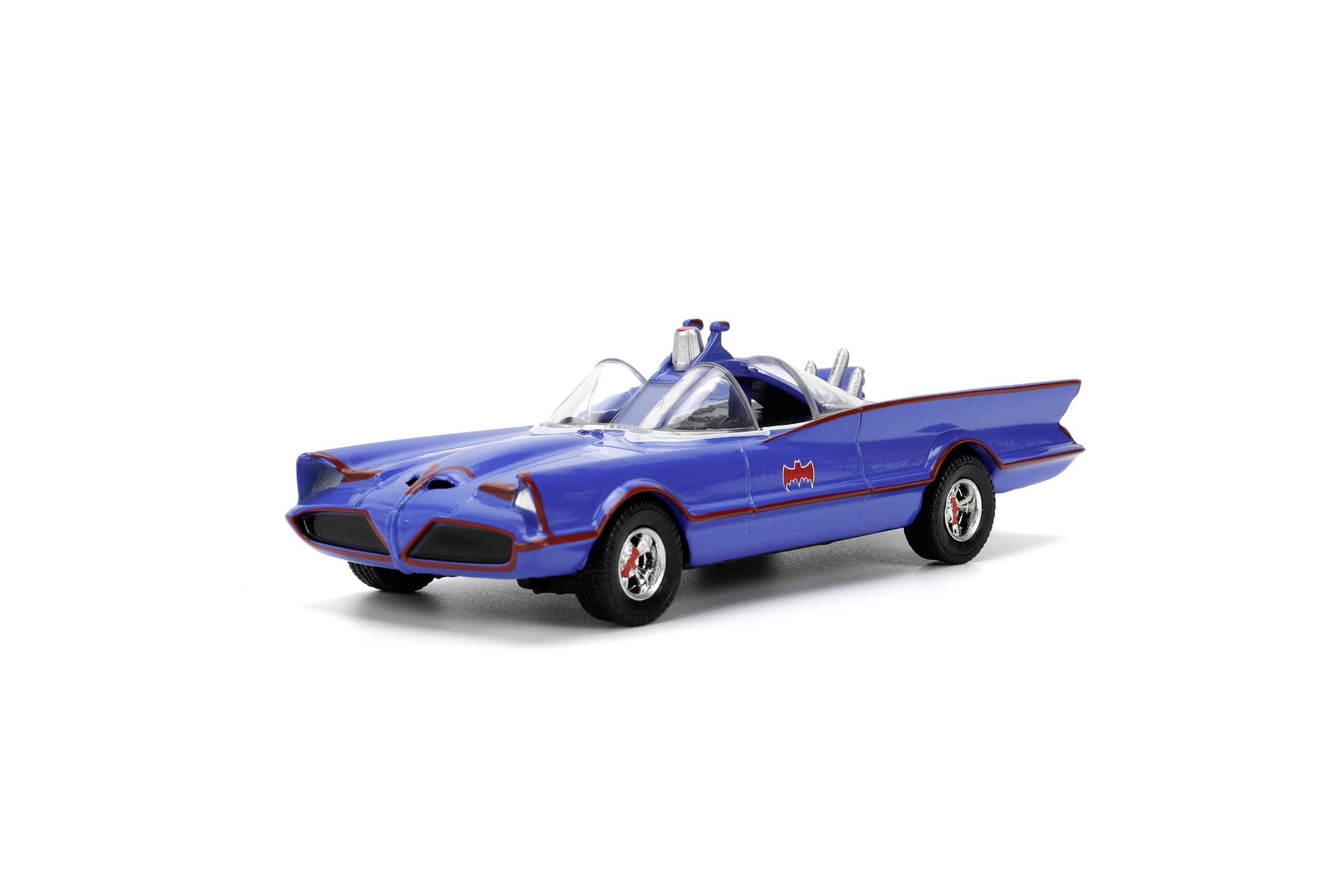 Jada Toys Batman 1966 Batmobile 1:32 - Classic TV Series Modellino Auto Die-Cast, ruota libera con porte aperte