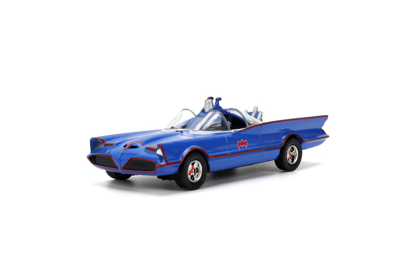 Jada Toys Batman 1966 Batmobile 1:32 - Classic TV Series Modellino Auto Die-Cast, ruota libera con porte aperte
