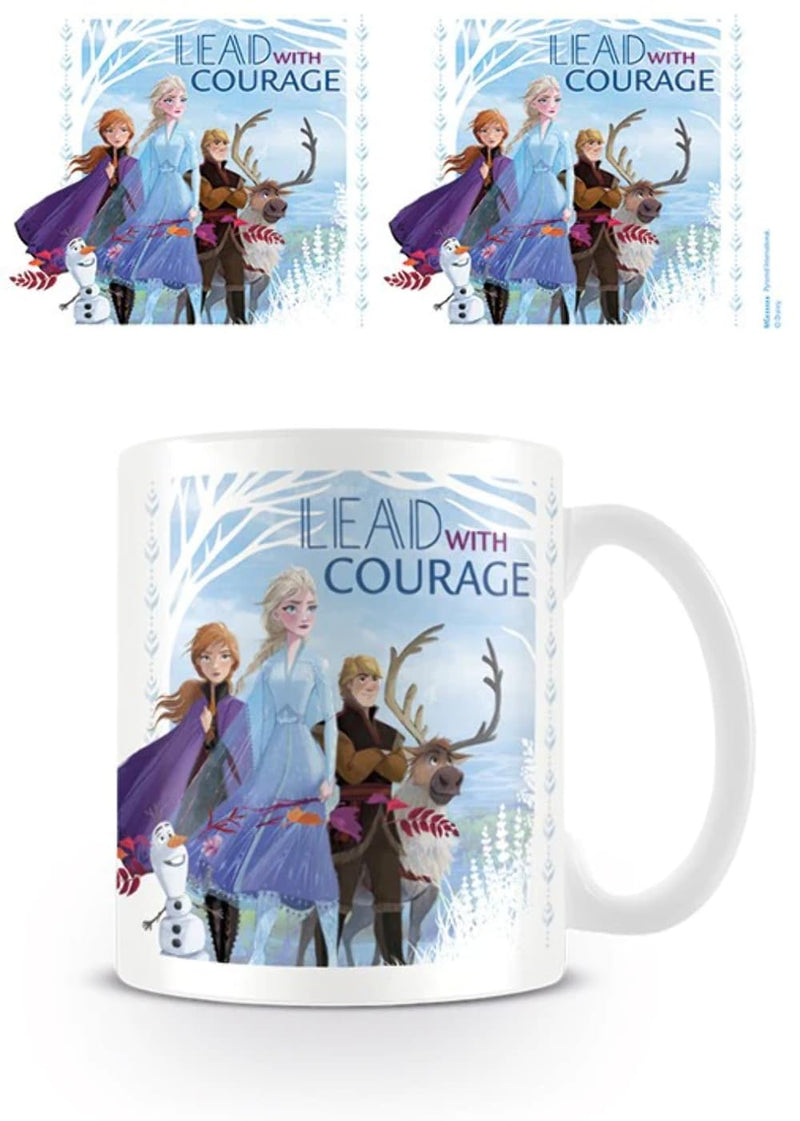 Disney MG25583 Frozen 2 Lead With Courage Mug, Ceramic