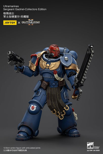 JOYTOY Warhammer 40,000 Ultra Marine Sergeant Gadriel - Collector's Edition Action Figure Complete Figure