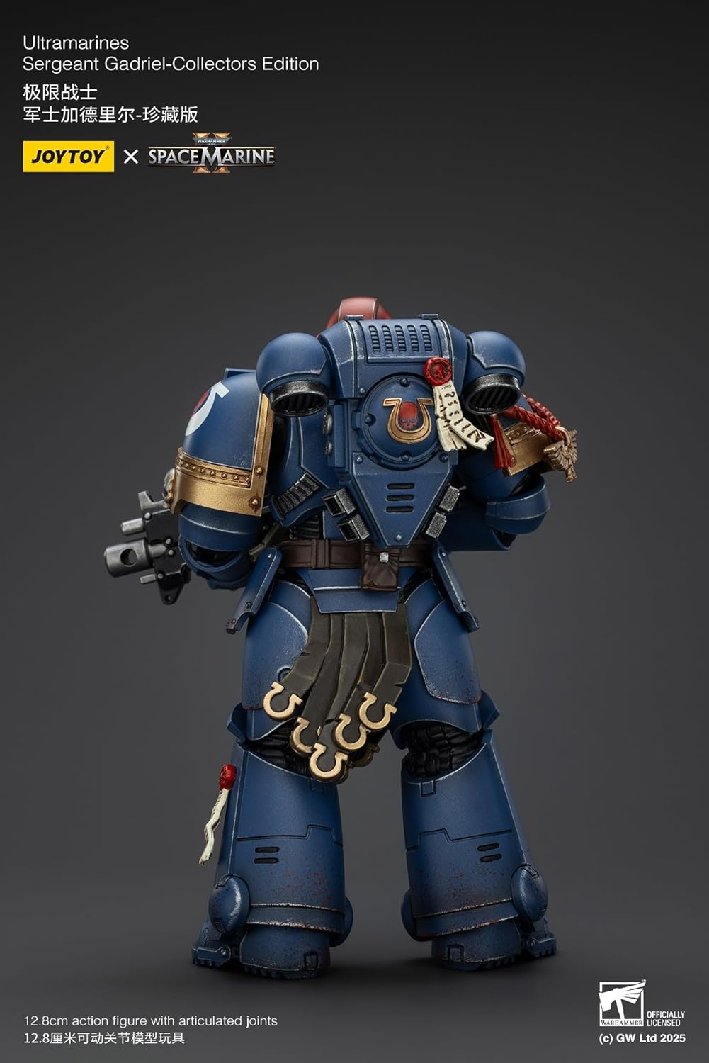 JOYTOY Warhammer 40,000 Ultra Marine Sergeant Gadriel - Collector's Edition Action Figure Complete Figure