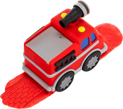 DohKins Fire Truck & Firefighter - Masa que Nunca se Seca, Sin Gluten, Apta para Coleccionistas y Niños Mayores de 3 Años