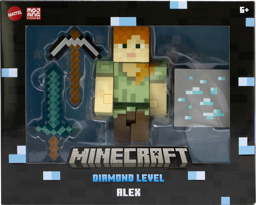 Minecraft Diamond Level Alex Actionfigur, ab 6 Jahren