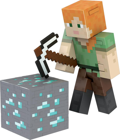 Minecraft Diamond Level Alex Actionfigur, ab 6 Jahren