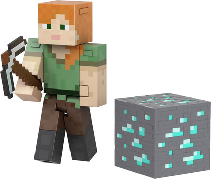 Minecraft Diamond Level Alex Actionfigur, ab 6 Jahren