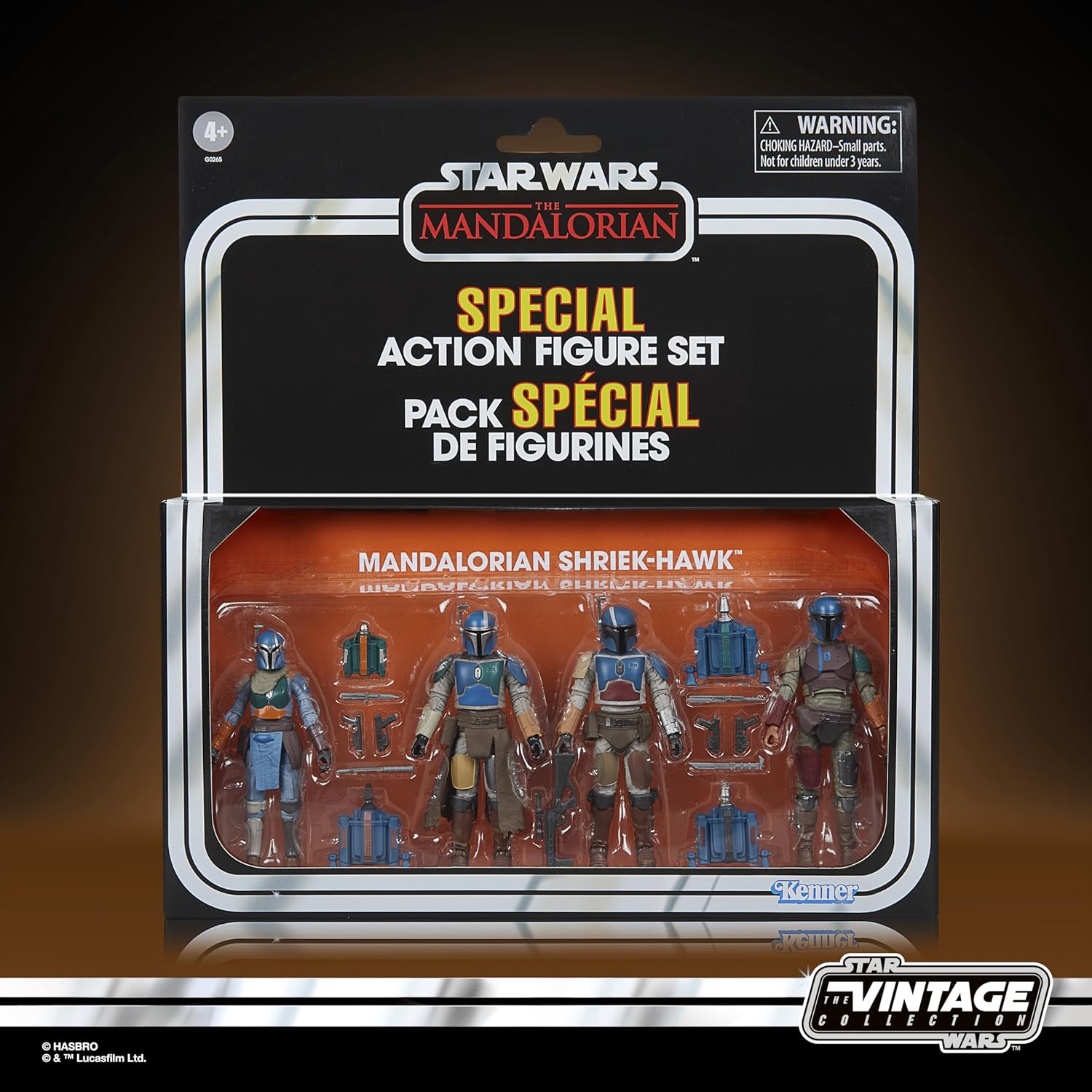 Star Wars The Vintage Collection, Pack de Figurines Mandalorian Shriek-Hawk (9,5 cm