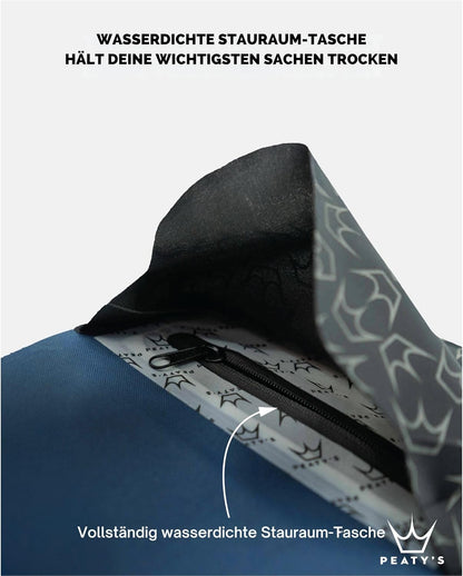 Peaty's Holdfast Trail Werkzeugtasche, super sicher, kein Verrutschen oder Rasseln, modulares Design, wasserdicht, Aufbewahrungstasche mit Reißverschlusstasche, passt überall, für MTB, Rennrad, Kies,