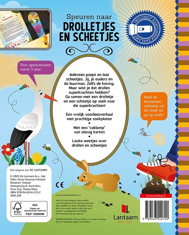Speuren naar drolletjes en scheetjes: Een uitdagend zoek- en (voor)leesboek