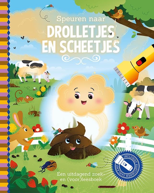 Speuren naar drolletjes en scheetjes: Een uitdagend zoek- en (voor)leesboek