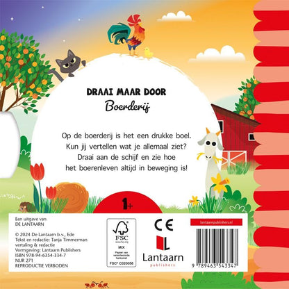 Lantaarn Publishers - Draai Maar Door - Boerderij Kartonboek