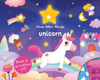 Slaap lekker, kleintje Unicorn: Blaas jij de lichtjes uit?