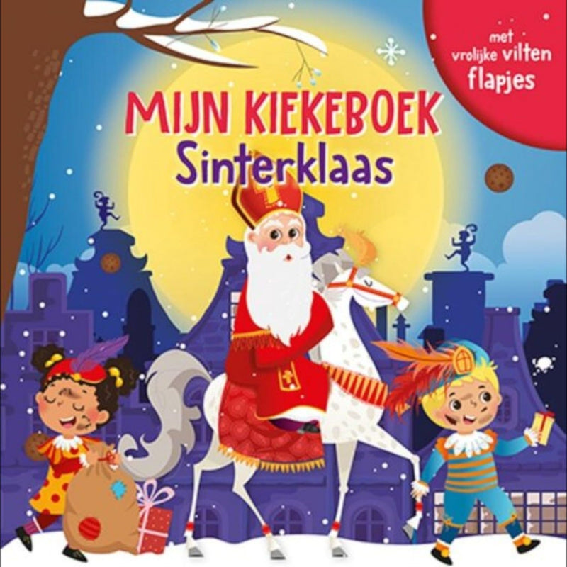 Sinterklaas: met vrolijke vilten flapjes (Mijn kiekeboek
