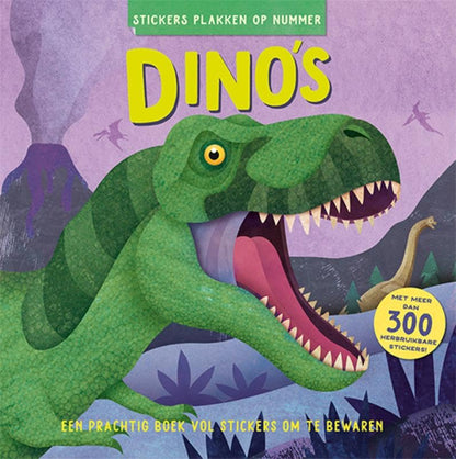 Lantaarn Publishers - Stickers Plakken Op Nummer - Dino\`s