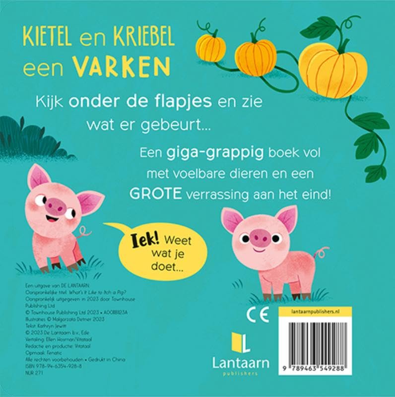 Kietel en kriebel een varken: Kijk en voel onder de flapjes