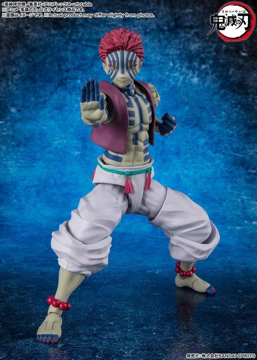TAMASHII NATIONS - Demon Slayer: Kimetsu no Yaiba - Akaza S.H.Figuarts Action Figure