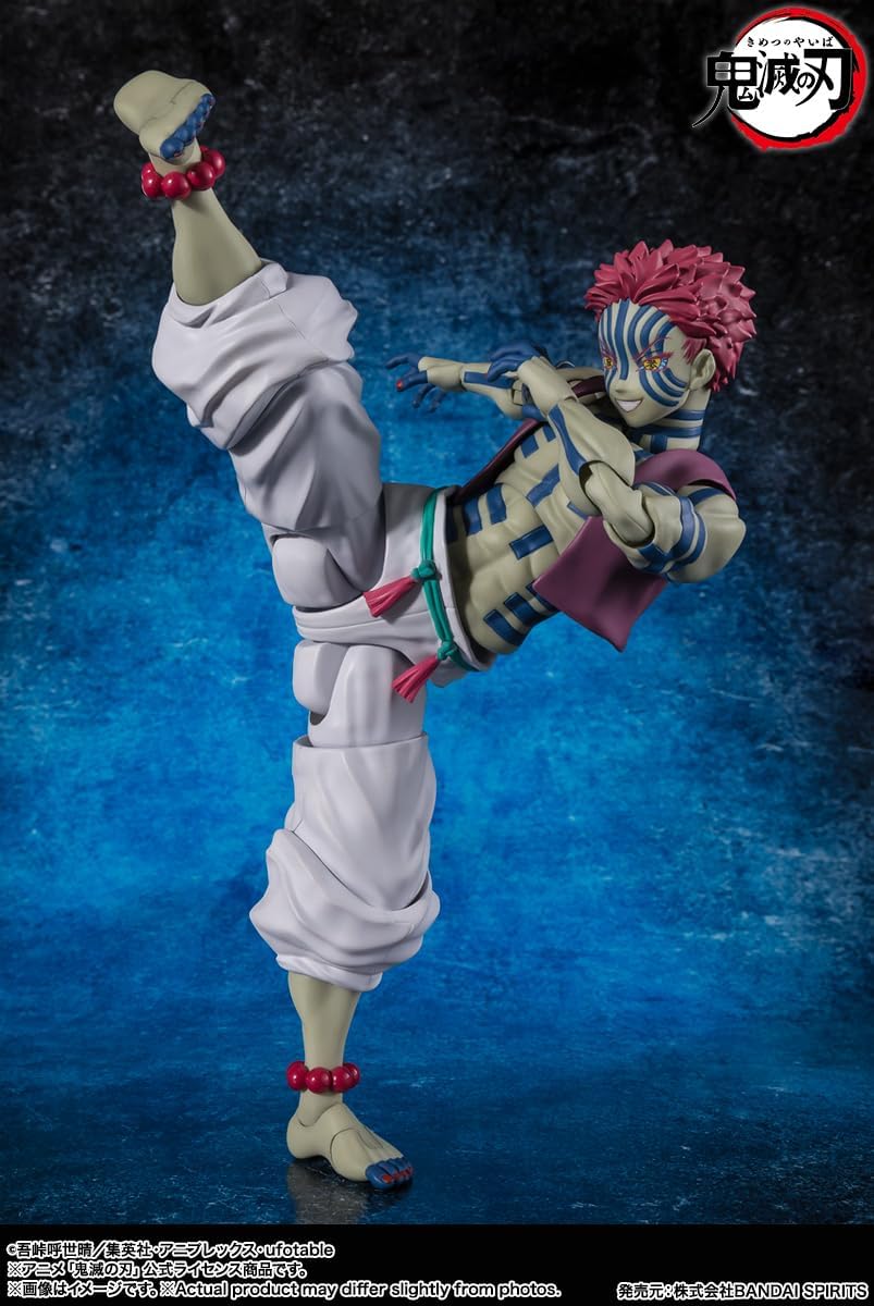 TAMASHII NATIONS - Demon Slayer: Kimetsu no Yaiba - Akaza S.H.Figuarts Action Figure