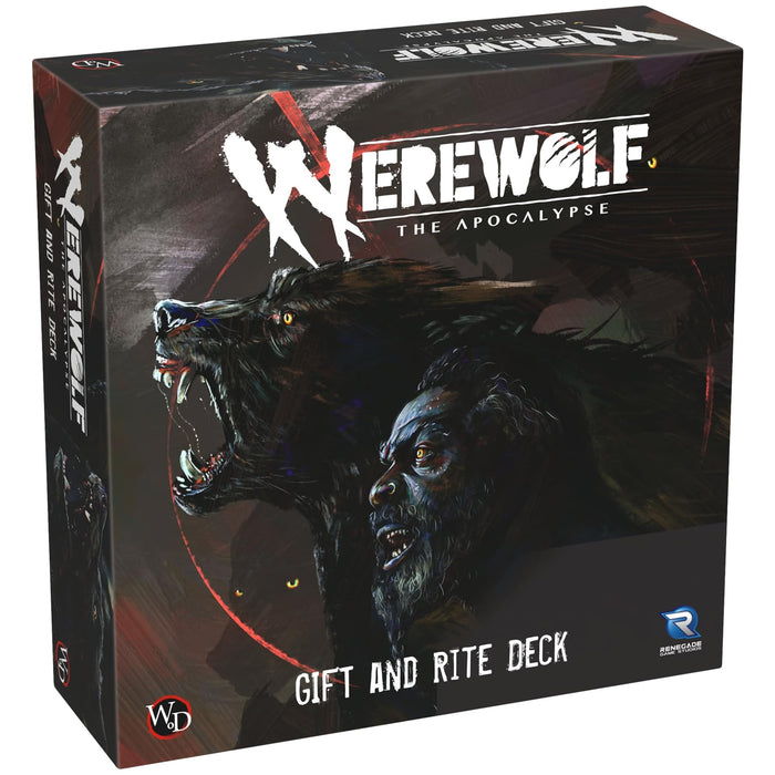 Renegade Games: Werewolf: The Apocalypse Gift & Rite Deck - Reference Card Expansion, All of The Gifts & Rites from The Core Rules, RPG Accessory