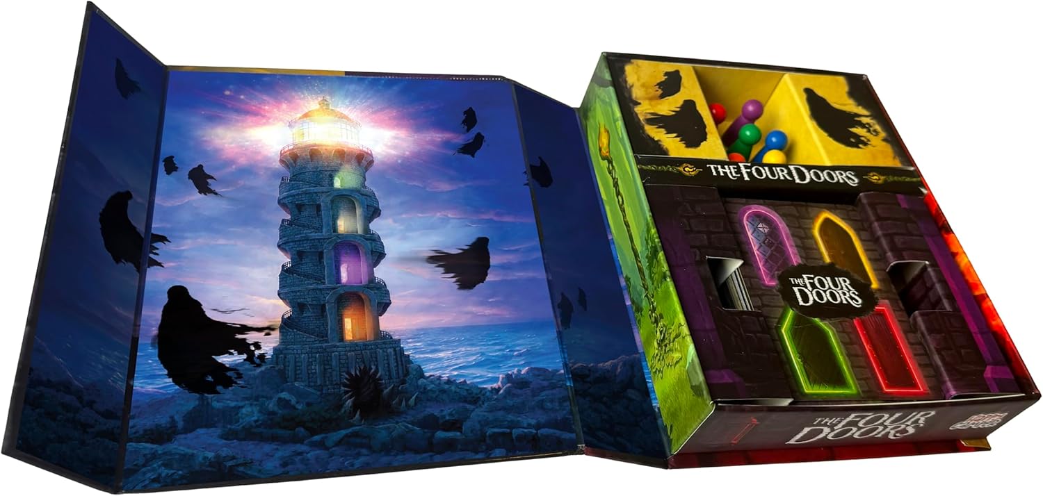 Happy Camper - The Four Doors | Thrilling Cooperative Game by Matt Leacock | Great for Travel and Solo Play