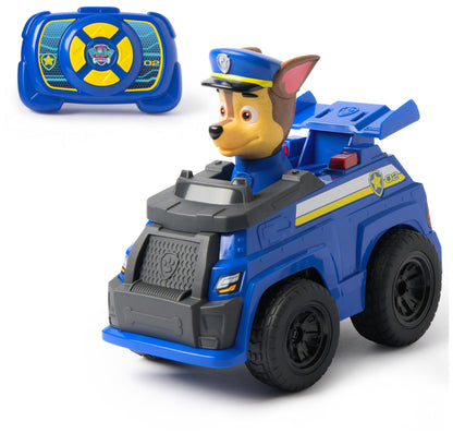 PAW PATROL - Chases ferngesteuertes Polizeiauto mit Lichteffekten, ca. 25 cm, einfache Steuerung über Fernbedienung, Spielzeug für Kinder ab 3 Jahren