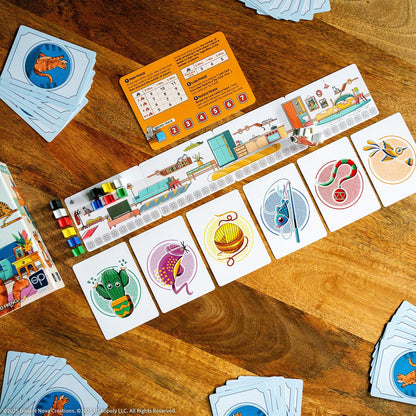 The OP Games The Cat Between Us | Strategy Card Game for Families & Friends | 2–6 Players | 15–40 Min | Ages 8+ | English