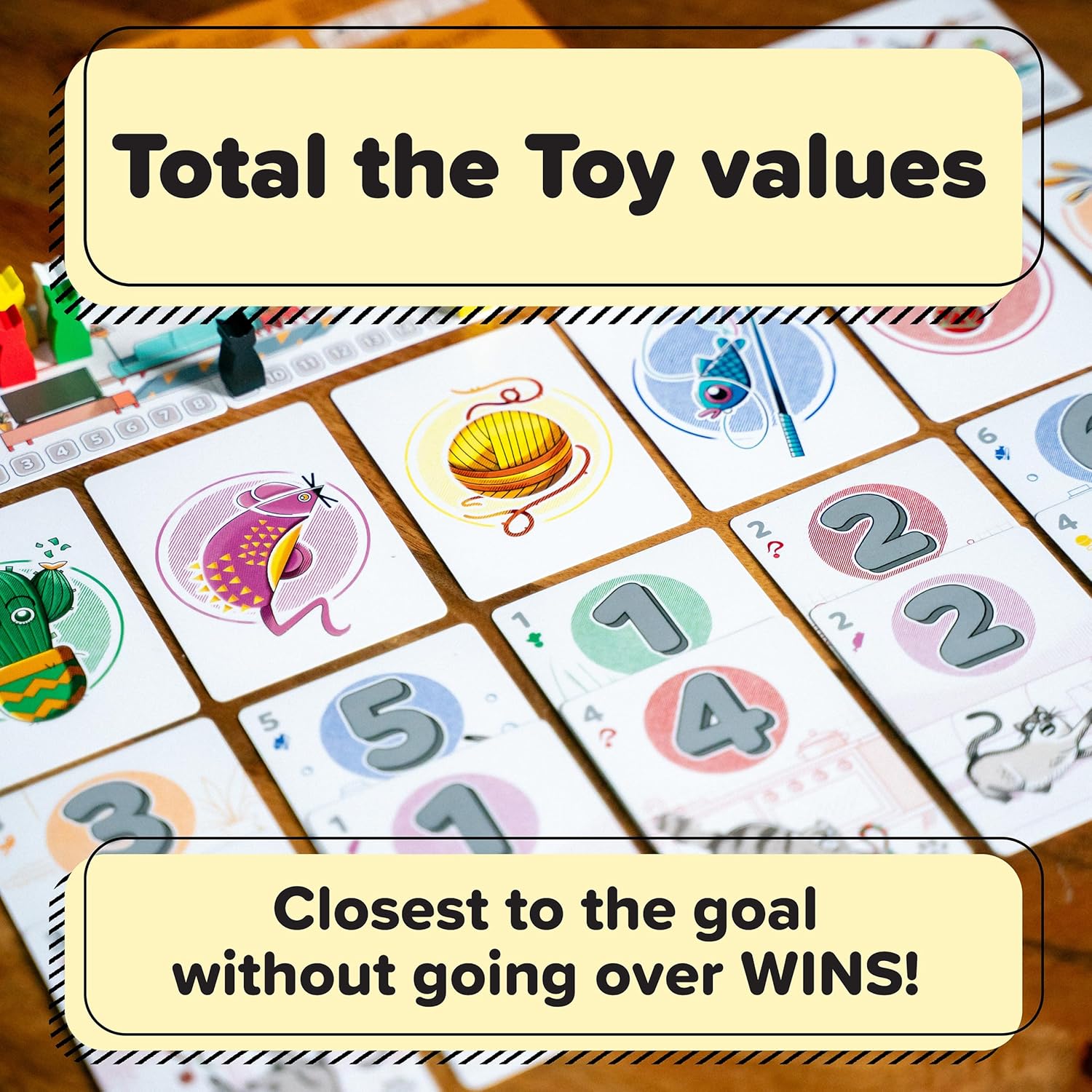 The OP Games The Cat Between Us | Strategy Card Game for Families & Friends | 2–6 Players | 15–40 Min | Ages 8+ | English