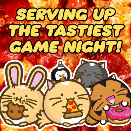 Pizza Thief Fun Card Game – Build the Perfect Pizza Party & Betray Your Friends | Fast-Paced Strategy Game for 3-6 Players, Ages 8+ | 48 Cards, Pizza Party Card & Timer Included