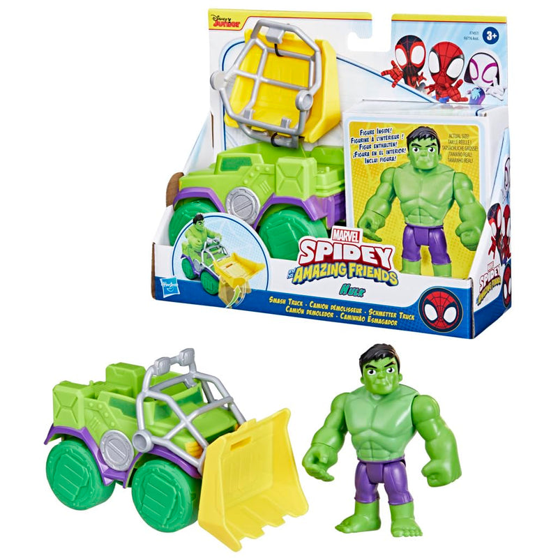 Spidey And His Amazing Friends – Vehicle And Accessory Set - Hulk