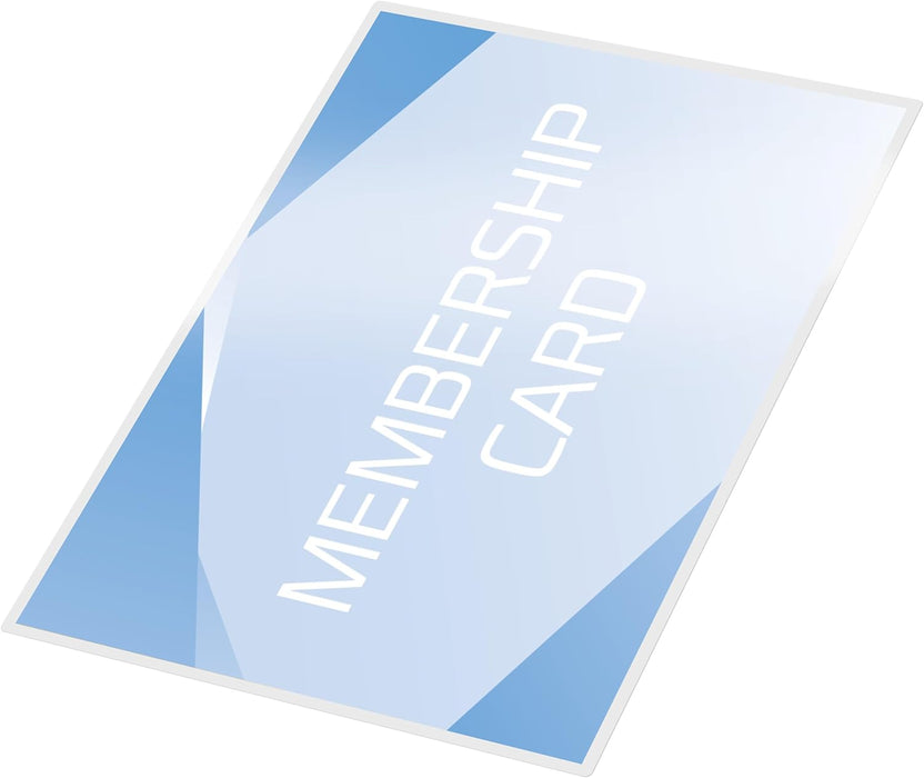 GBC 54x86mm 2x125 Micron Gloss Card Laminating Pouches, Pack of 100, 3740300