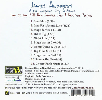 James Andrews - Live At Jazz Fest 2011