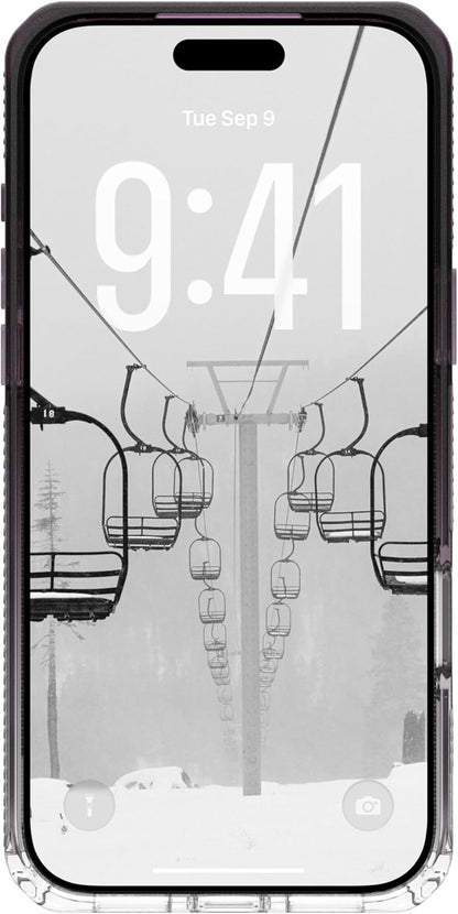 URBAN ARMOR GEAR UAG Designed for iPhone 17 Pro Max Case Plyo - Compatible with MagSafe Translucent Military Grade Protective Cover, Black/Clear Ombre
