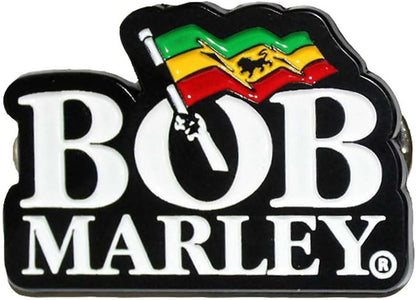 Bob Marley Logo Pin Badge One Size