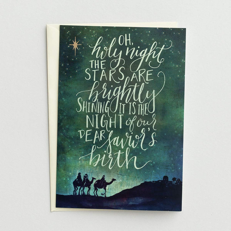 Dayspring Oh, Holy Night - 50 Christmas Boxed Cards, KJV