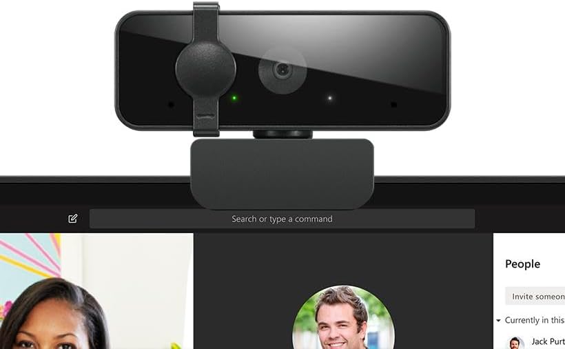 Lenovo Essential FHD Gen2 webcam 1920 x 1080 pixels USB 2.0 Black