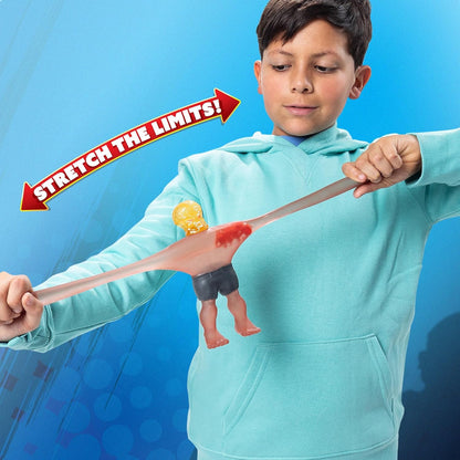 Stretch Armstrong Basic Fun X-Ray Core Figure – 7-Inch See-Through Stretchy Toy – Classic Transparent Action Figure for Ages 5+