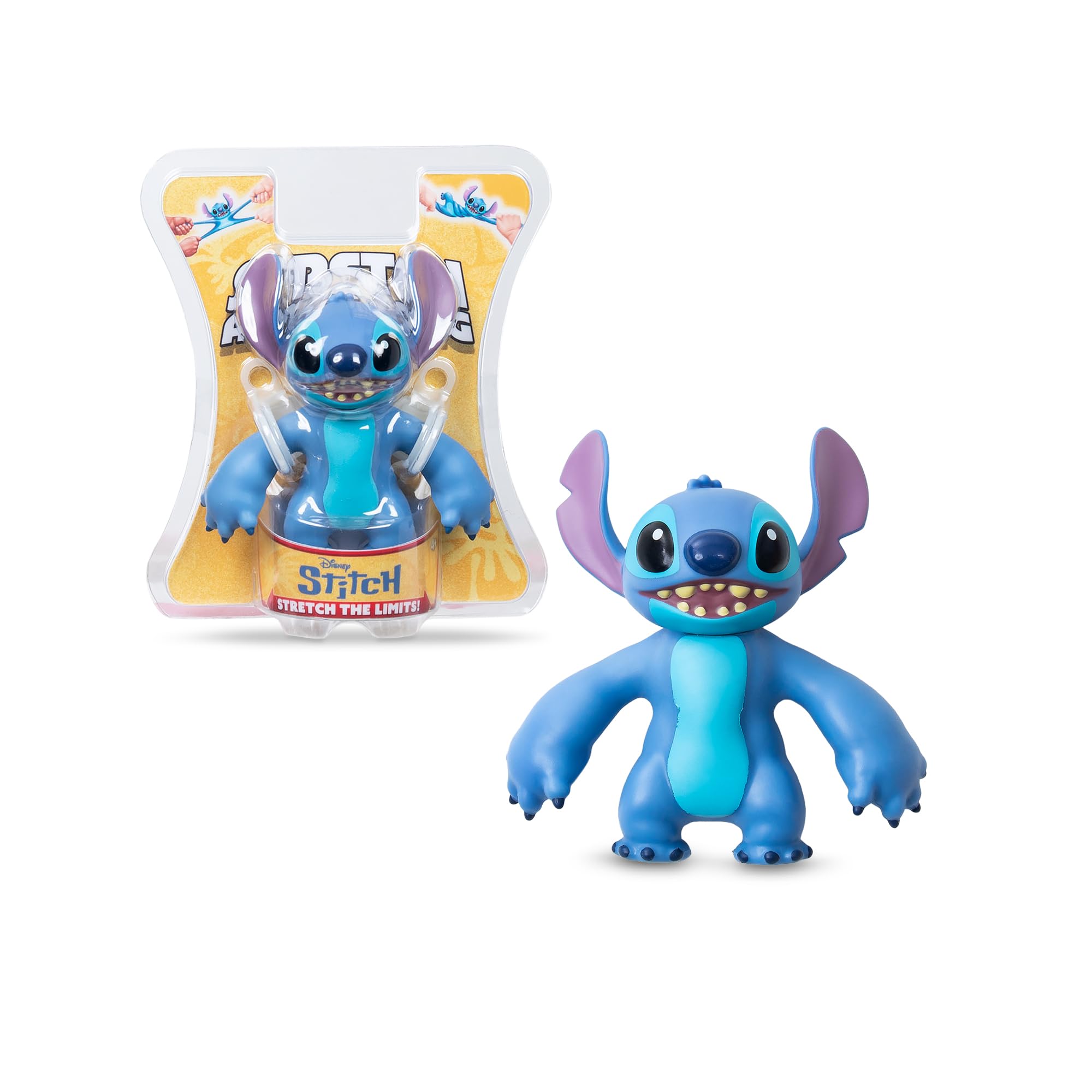 Basic Fun Stretch Armstrong Mini Disney Stitch – Pocket-Sized Stretchy Disney Figure – Collectible Lilo & Stitch Toy for Ages 5+