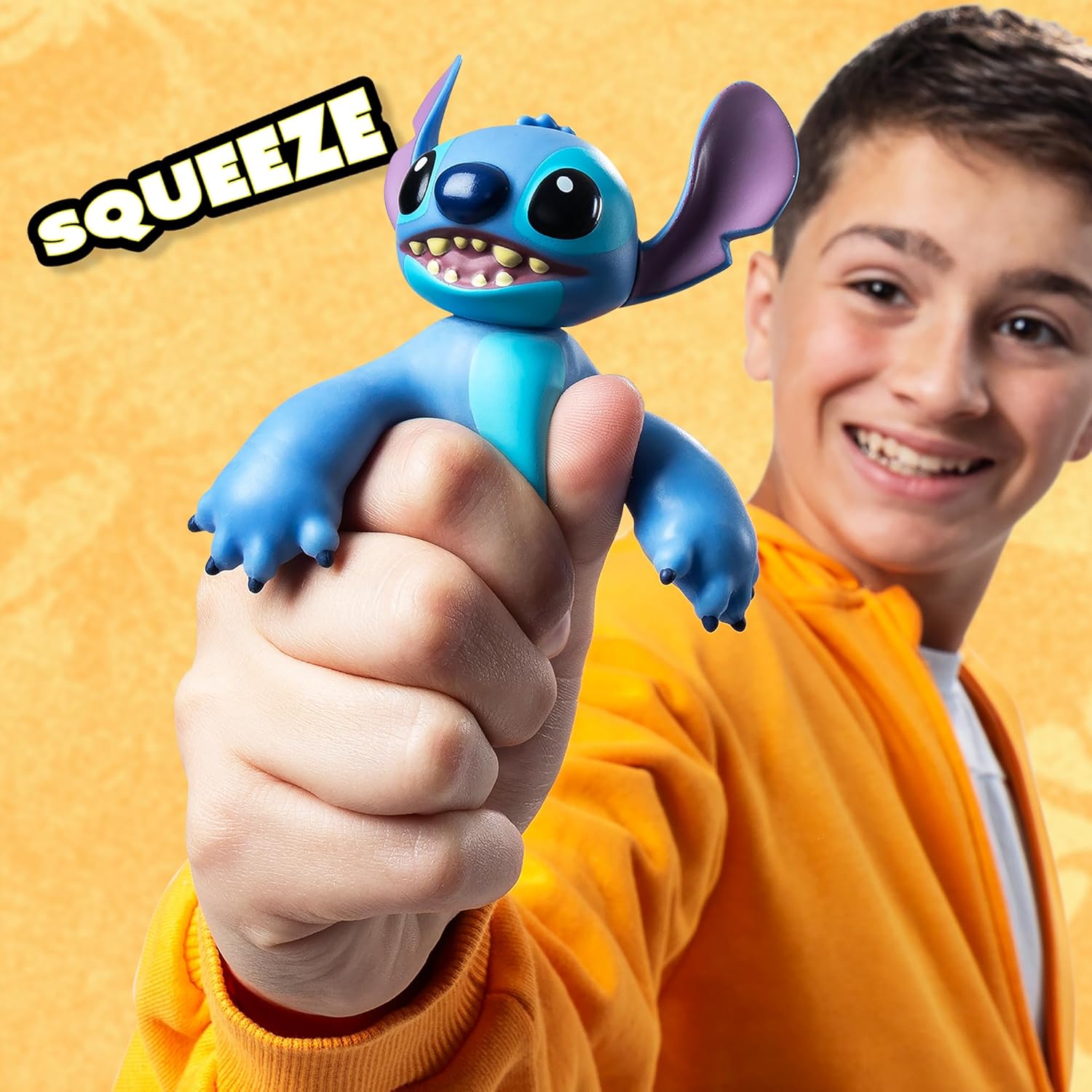 Basic Fun Stretch Armstrong Mini Disney Stitch – Pocket-Sized Stretchy Disney Figure – Collectible Lilo & Stitch Toy for Ages 5+