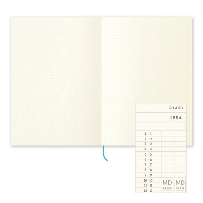 デザインフィル(Designphi) DESIGNPHIL 15310006 Midori Notebook, MD Notebook, Journal, A5, Dot Square A