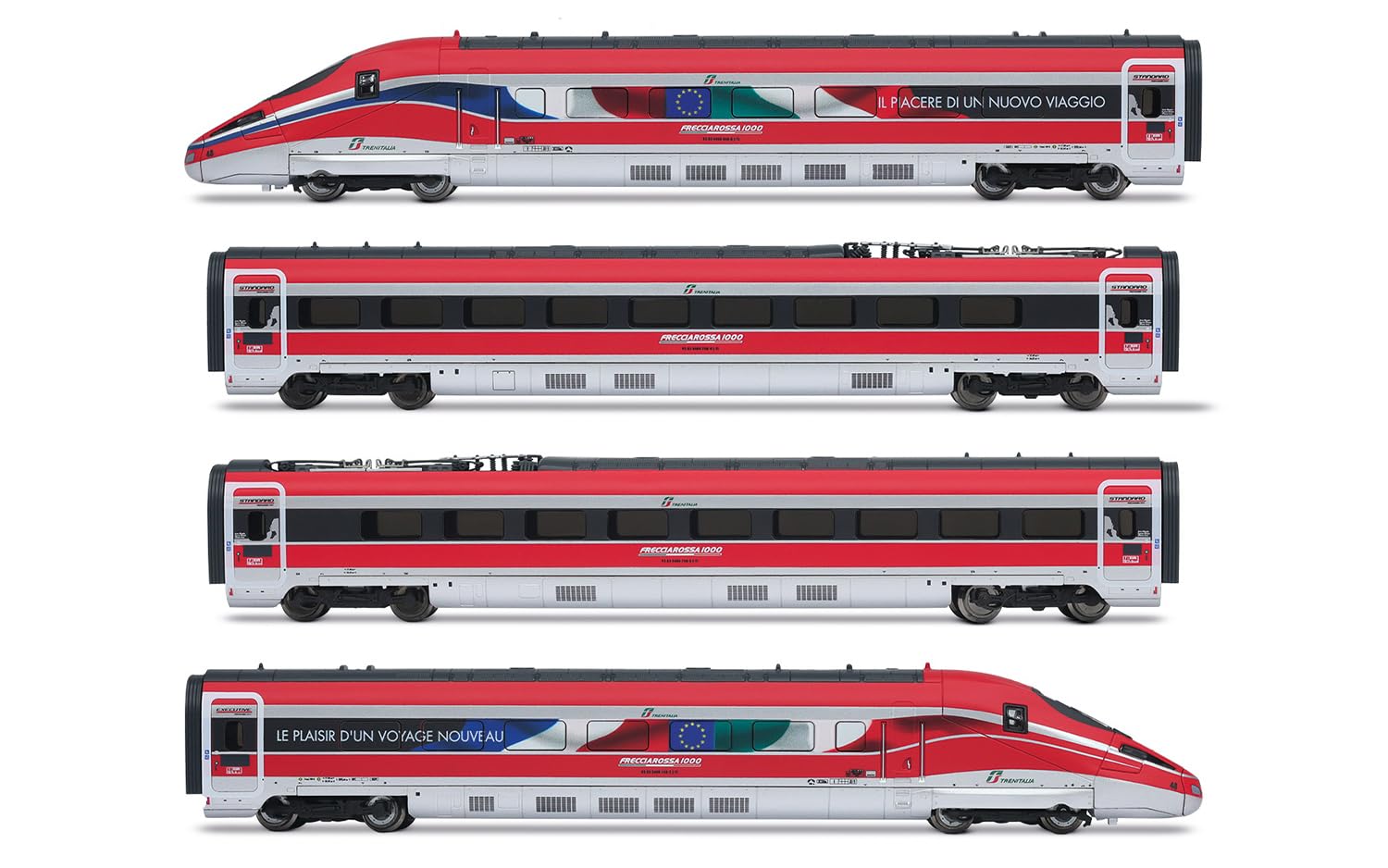 Arnold HN2621 Frecciarossa 1000 base set, 4 elements, service in France, ep. VI for adults and collectors