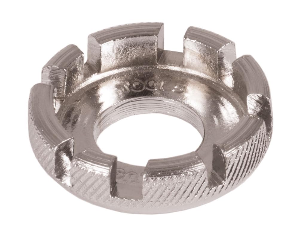 Cyclus Tools Forged Round Spoke Key, Silver, For Nipple Sizes 3.3/3.4/3.6/4.4/5.0/5.2mm