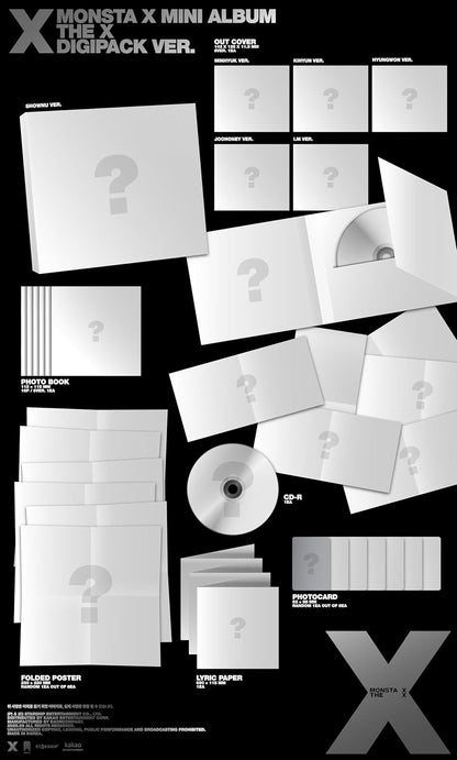 Monsta X - The X (Digipack Ver.)